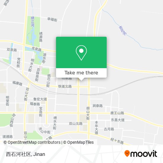 西石河社区 map