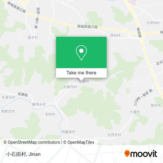 小石崮村 map