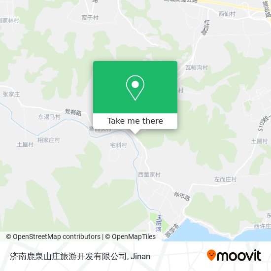 济南鹿泉山庄旅游开发有限公司 map