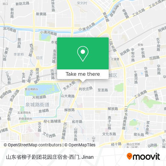 山东省柳子剧团花园庄宿舍-西门 map