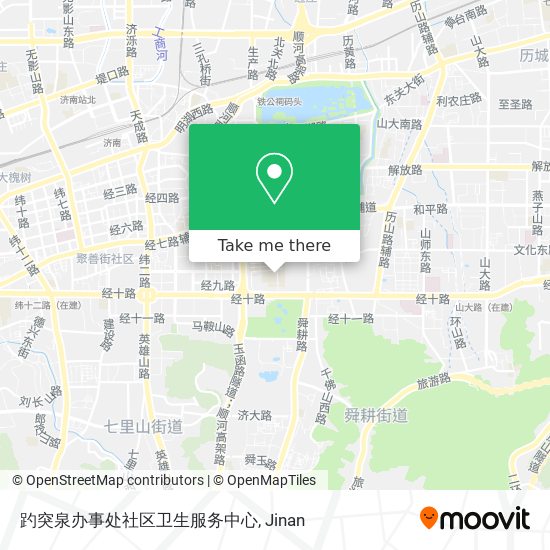 趵突泉办事处社区卫生服务中心 map