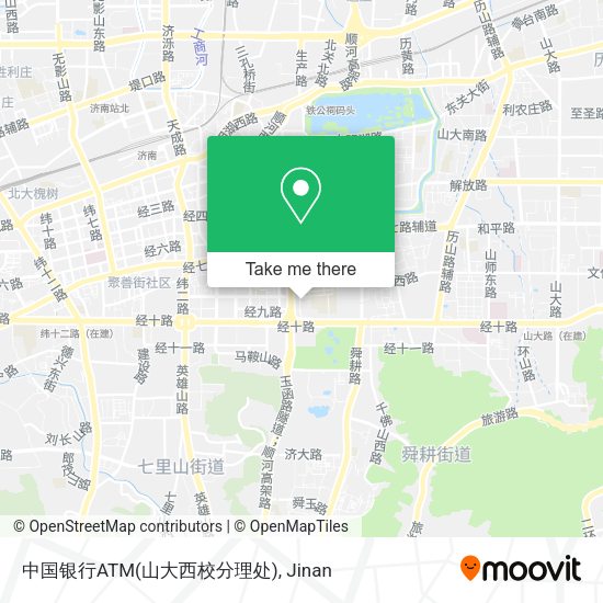 中国银行ATM(山大西校分理处) map