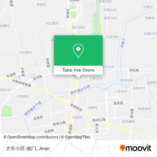 大辛小区-南门 map