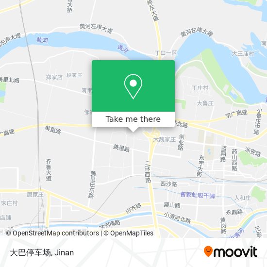 大巴停车场 map