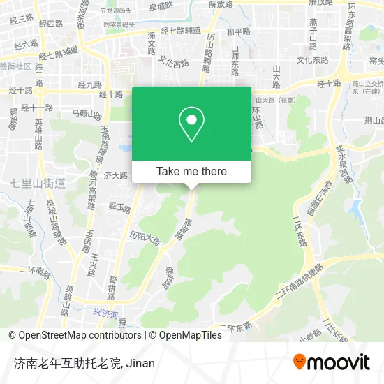 济南老年互助托老院 map