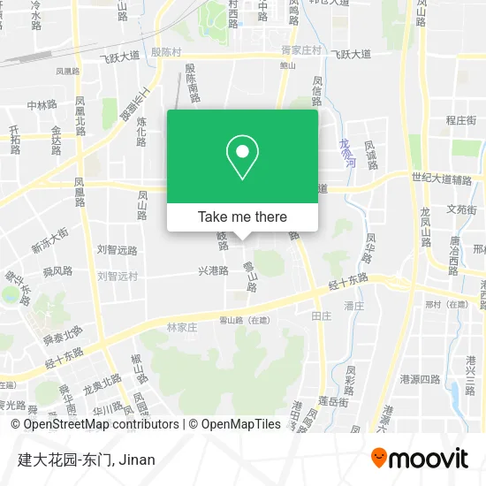 建大花园-东门 map