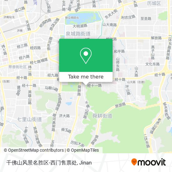 千佛山风景名胜区-西门售票处 map