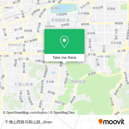 千佛山西路马鞍山路 map