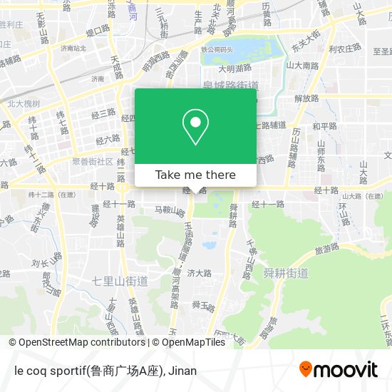 le coq sportif(鲁商广场A座) map