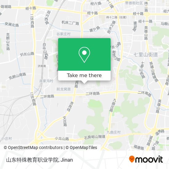 山东特殊教育职业学院 map
