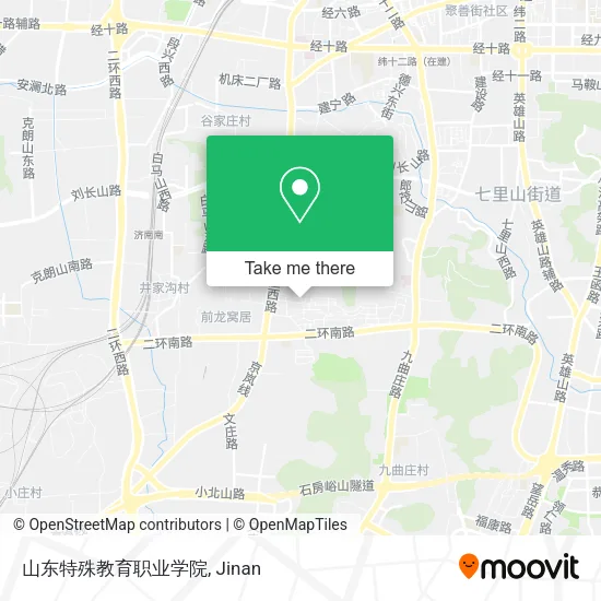 山东特殊教育职业学院 map