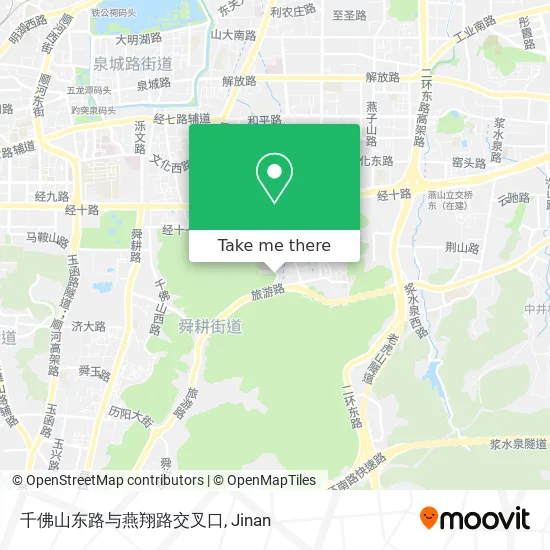 千佛山东路与燕翔路交叉口 map