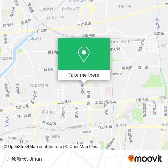 万象新天 map