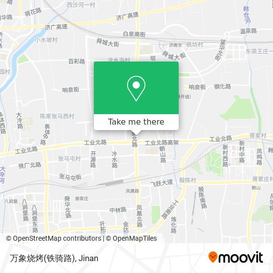 万象烧烤(铁骑路) map