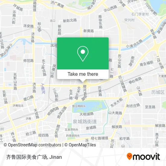 齐鲁国际美食广场 map
