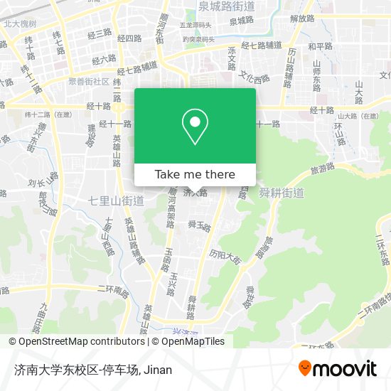 济南大学东校区-停车场 map