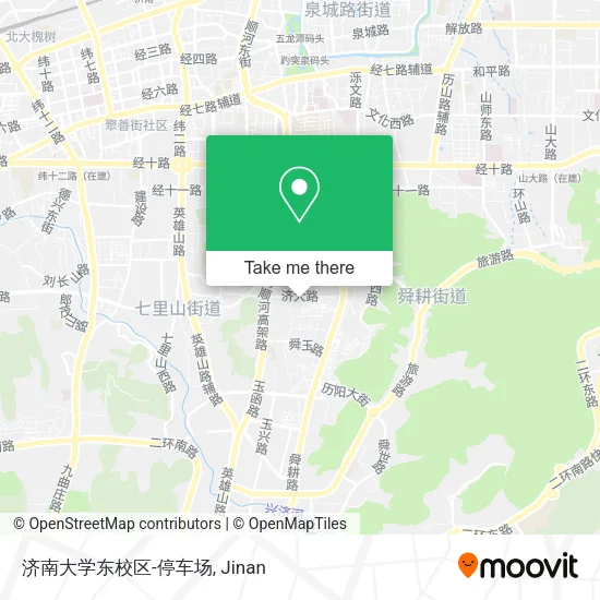 济南大学东校区-停车场 map