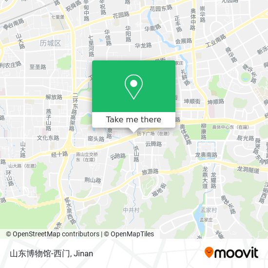 山东博物馆-西门 map