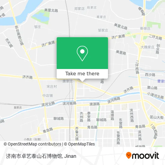 济南市卓艺泰山石博物馆 map