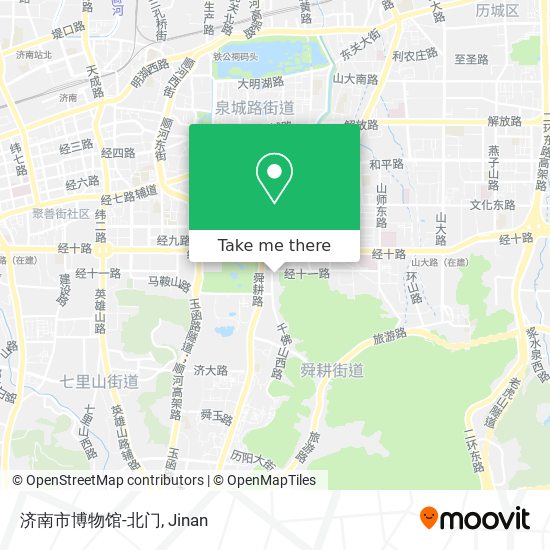济南市博物馆-北门 map