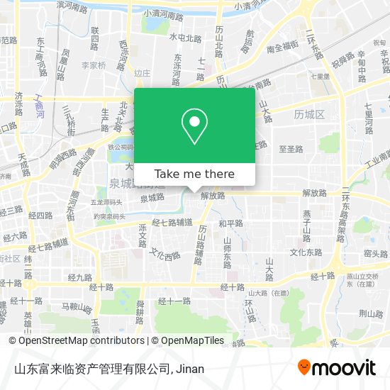 山东富来临资产管理有限公司 map
