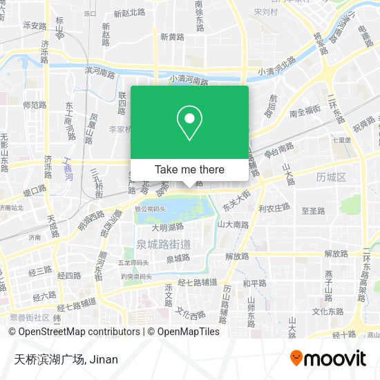 天桥滨湖广场 map