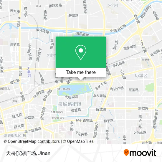 天桥滨湖广场 map