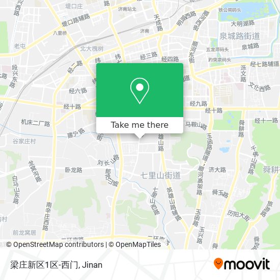 梁庄新区1区-西门 map