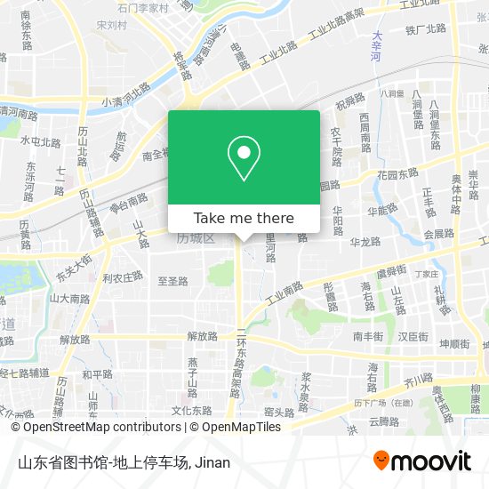 山东省图书馆-地上停车场 map