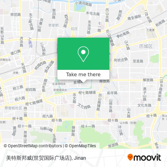 美特斯邦威(世贸国际广场店) map