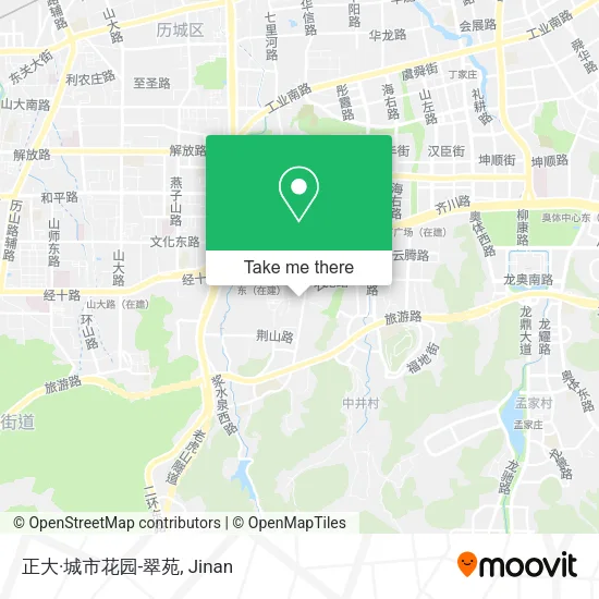 正大·城市花园-翠苑 map