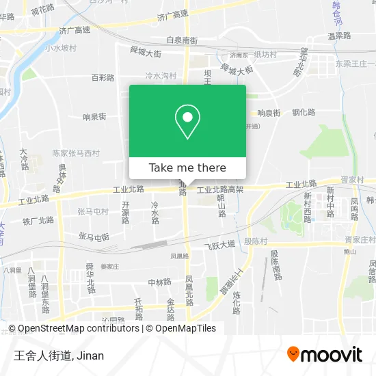 王舍人街道 map