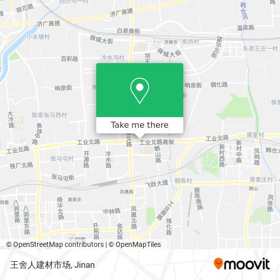 王舍人建材市场 map
