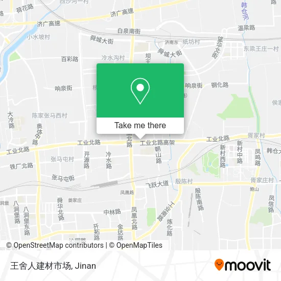 王舍人建材市场 map