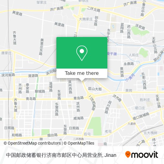 中国邮政储蓄银行济南市邮区中心局营业所 map
