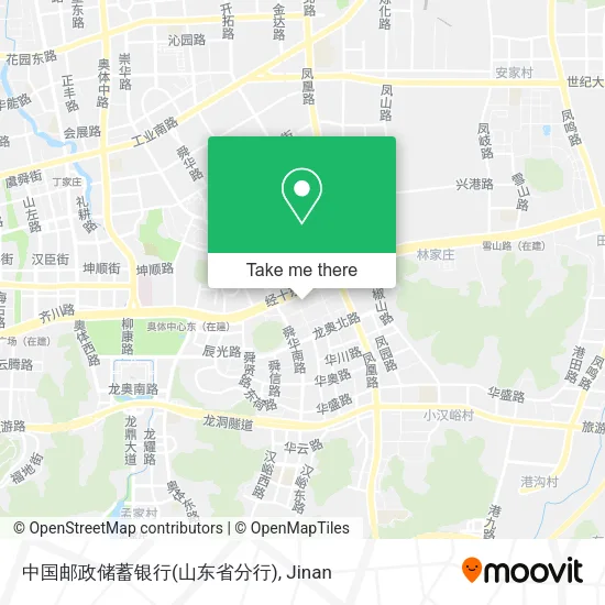 中国邮政储蓄银行(山东省分行) map
