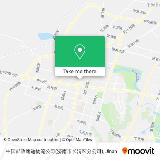 中国邮政速递物流公司(济南市长清区分公司) map