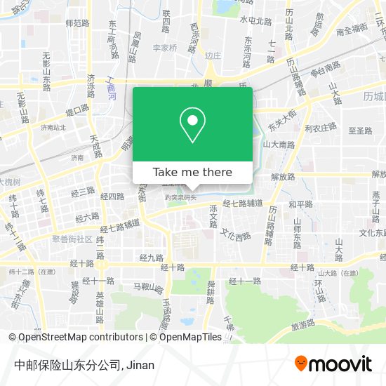 中邮保险山东分公司 map