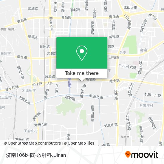 济南106医院-放射科 map