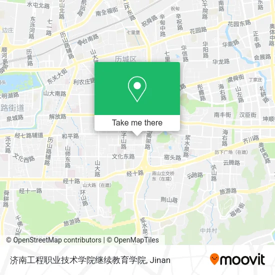 济南工程职业技术学院继续教育学院 map