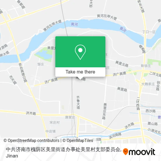 中共济南市槐荫区美里街道办事处美里村支部委员会 map
