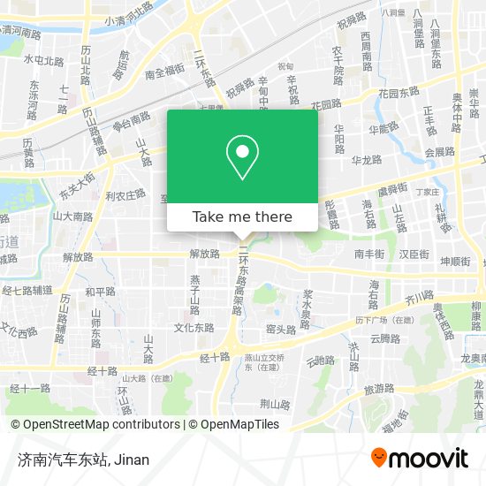济南汽车东站 map