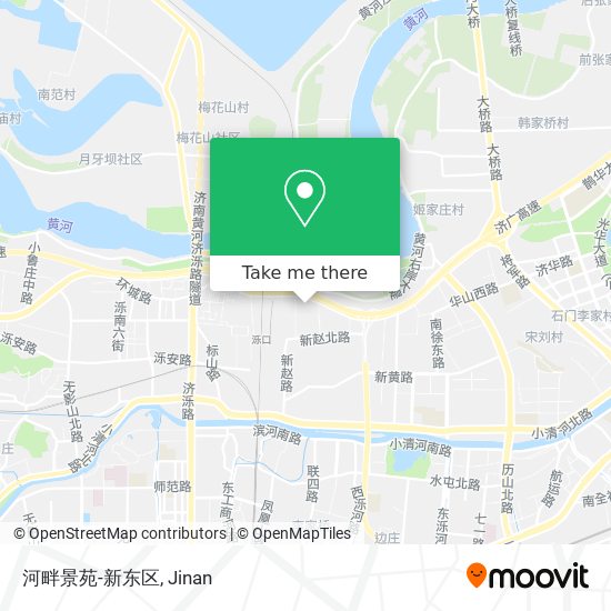 河畔景苑-新东区 map