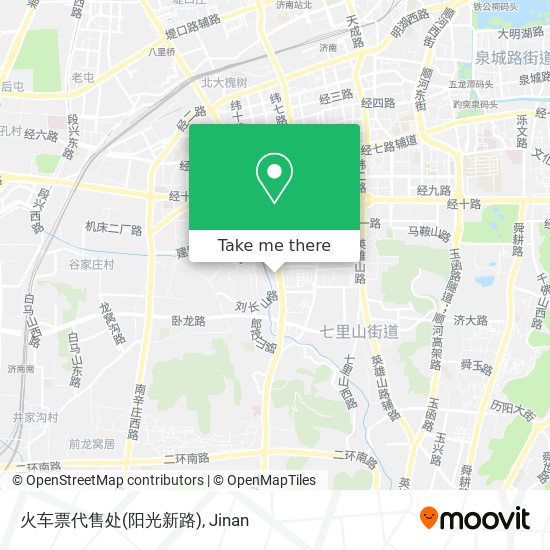 火车票代售处(阳光新路) map