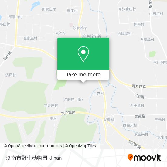 济南市野生动物园 map