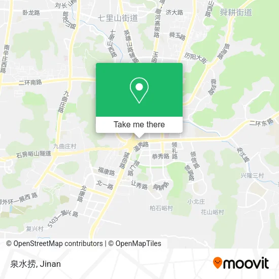 泉水捞 map