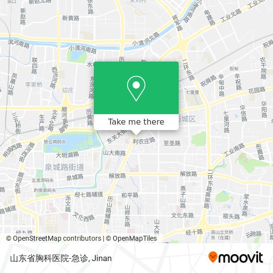 山东省胸科医院-急诊 map