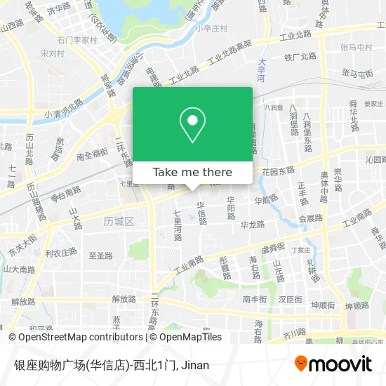 银座购物广场(华信店)-西北1门 map