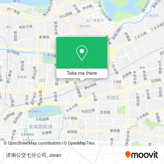 济南公交七分公司 map