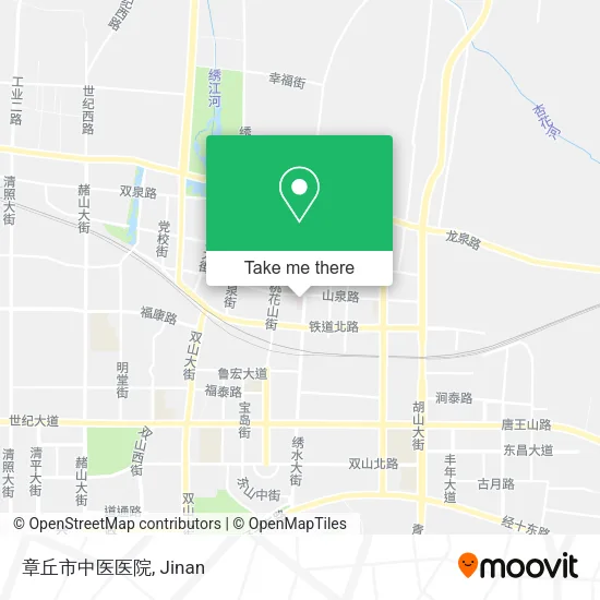 章丘市中医医院 map